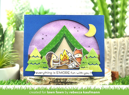 Lawn Fawn - Forest Backdrop