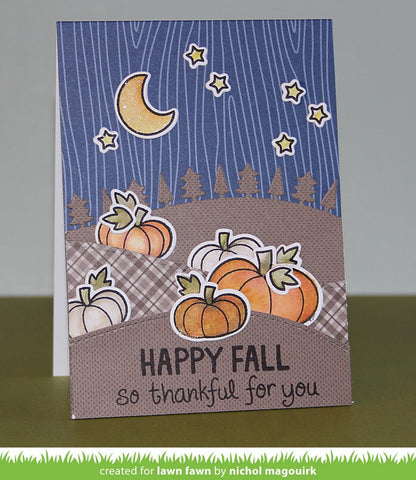 Lawn Fawn - Stitched Hillside Borders