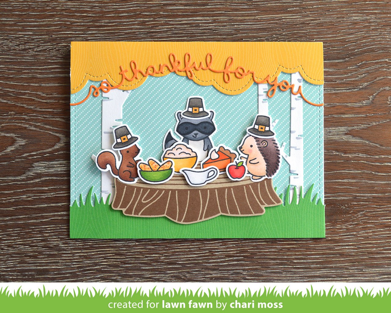 Lawn Fawn - So Thankful Border