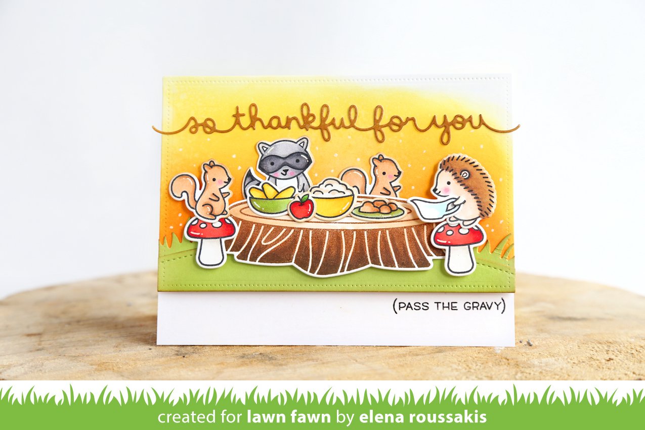 Lawn Fawn - So Thankful Border