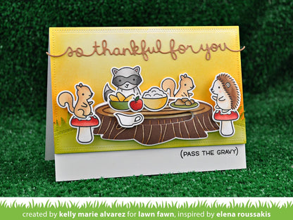 Lawn Fawn - So Thankful Border