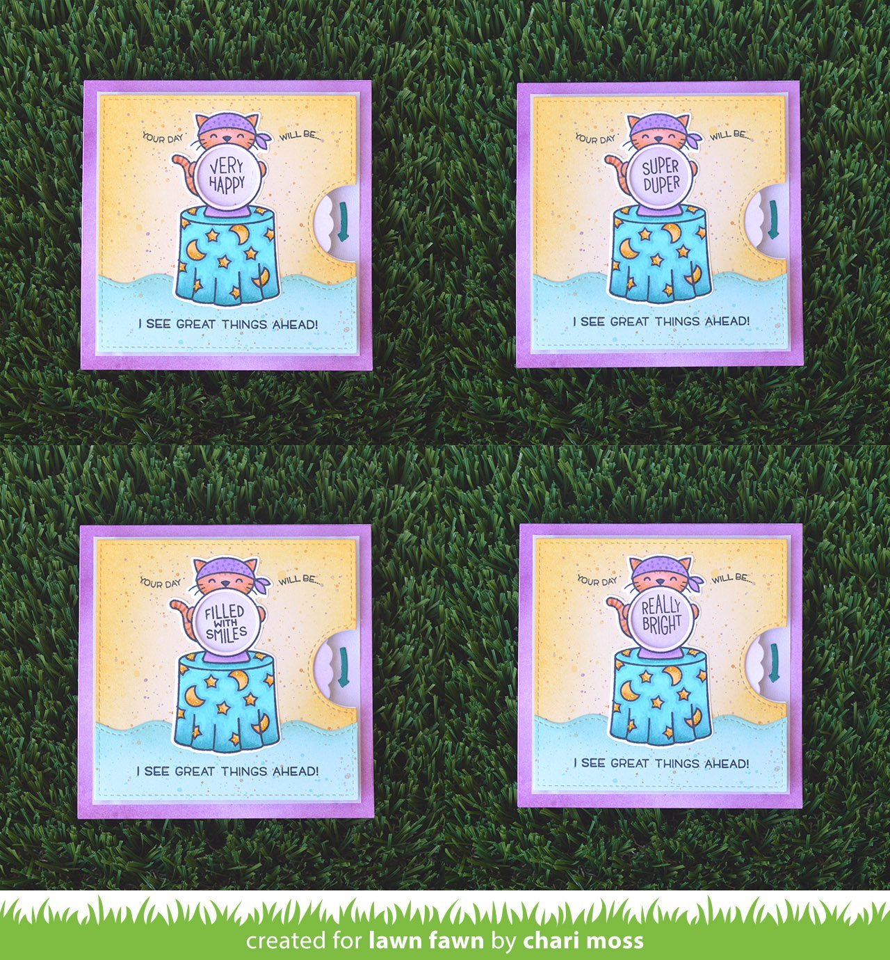Lawn Fawn - Fortune Teller Tabby