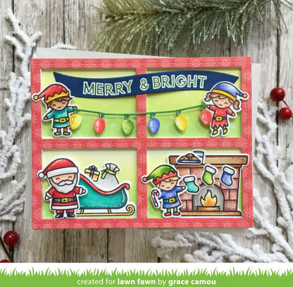 Lawn Fawn - Offset Sayings: Christmas