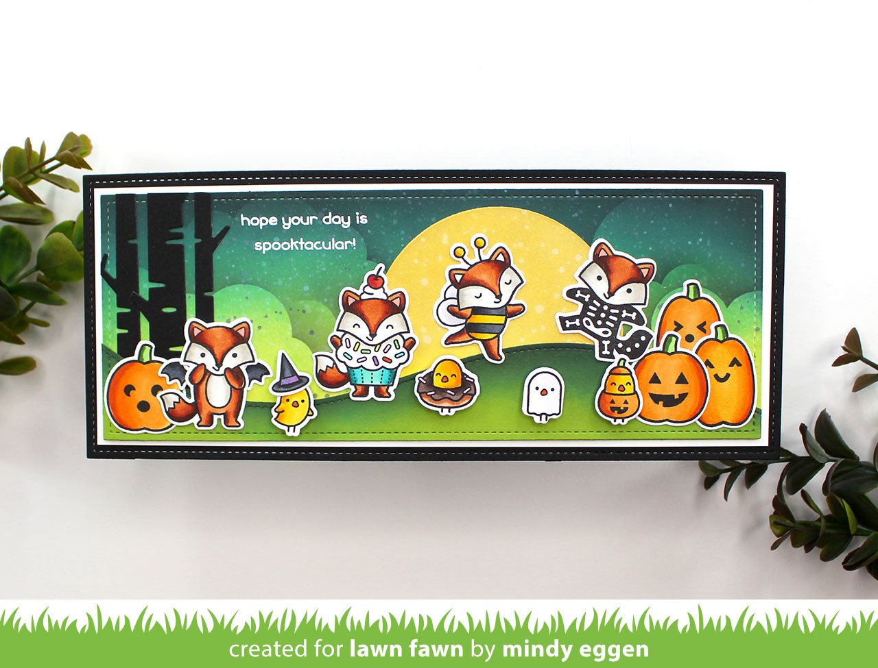 Lawn Fawn - Fox Costumes Before 'n Afters