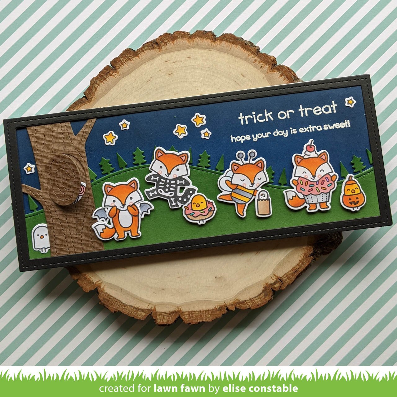 Lawn Fawn - Fox Costumes Before 'n Afters