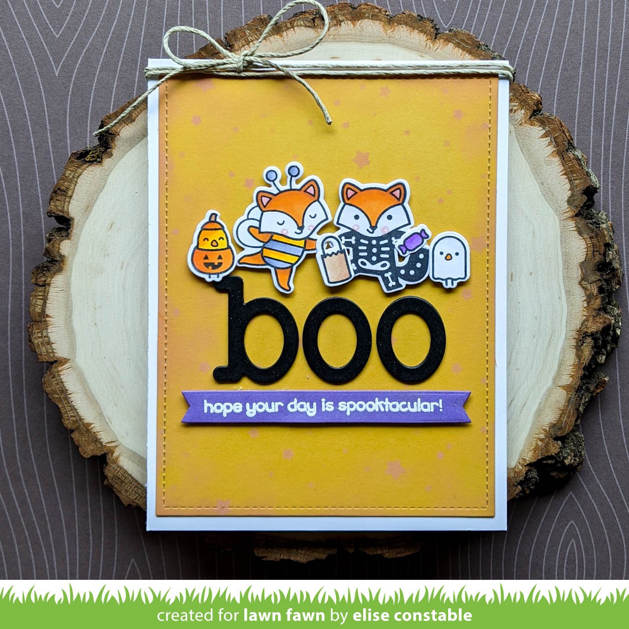 Lawn Fawn - Fox Costumes Before 'n Afters