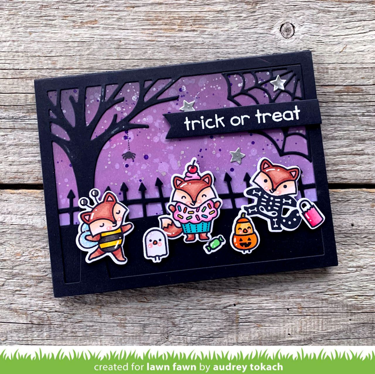 Lawn Fawn - Fox Costumes Before 'n Afters