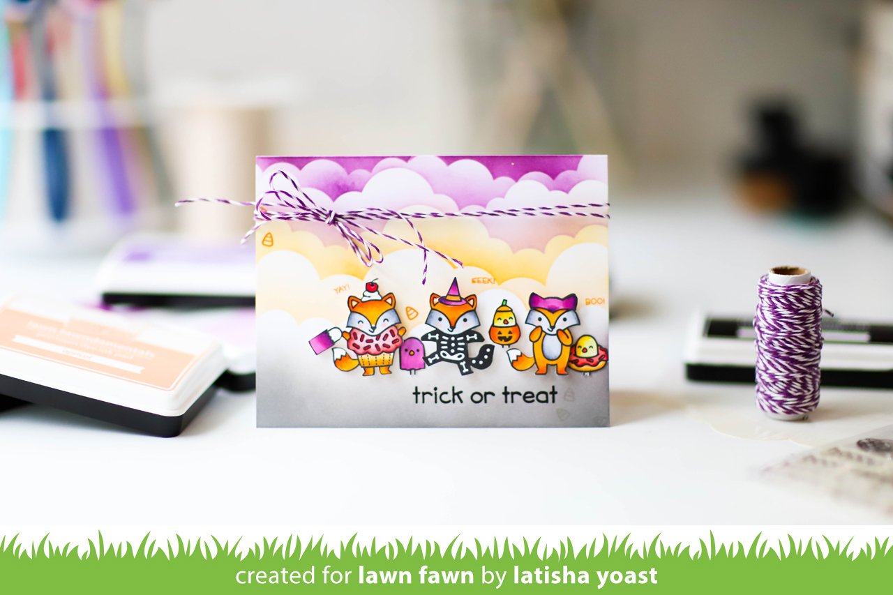 Lawn Fawn - Fox Costumes Before 'n Afters