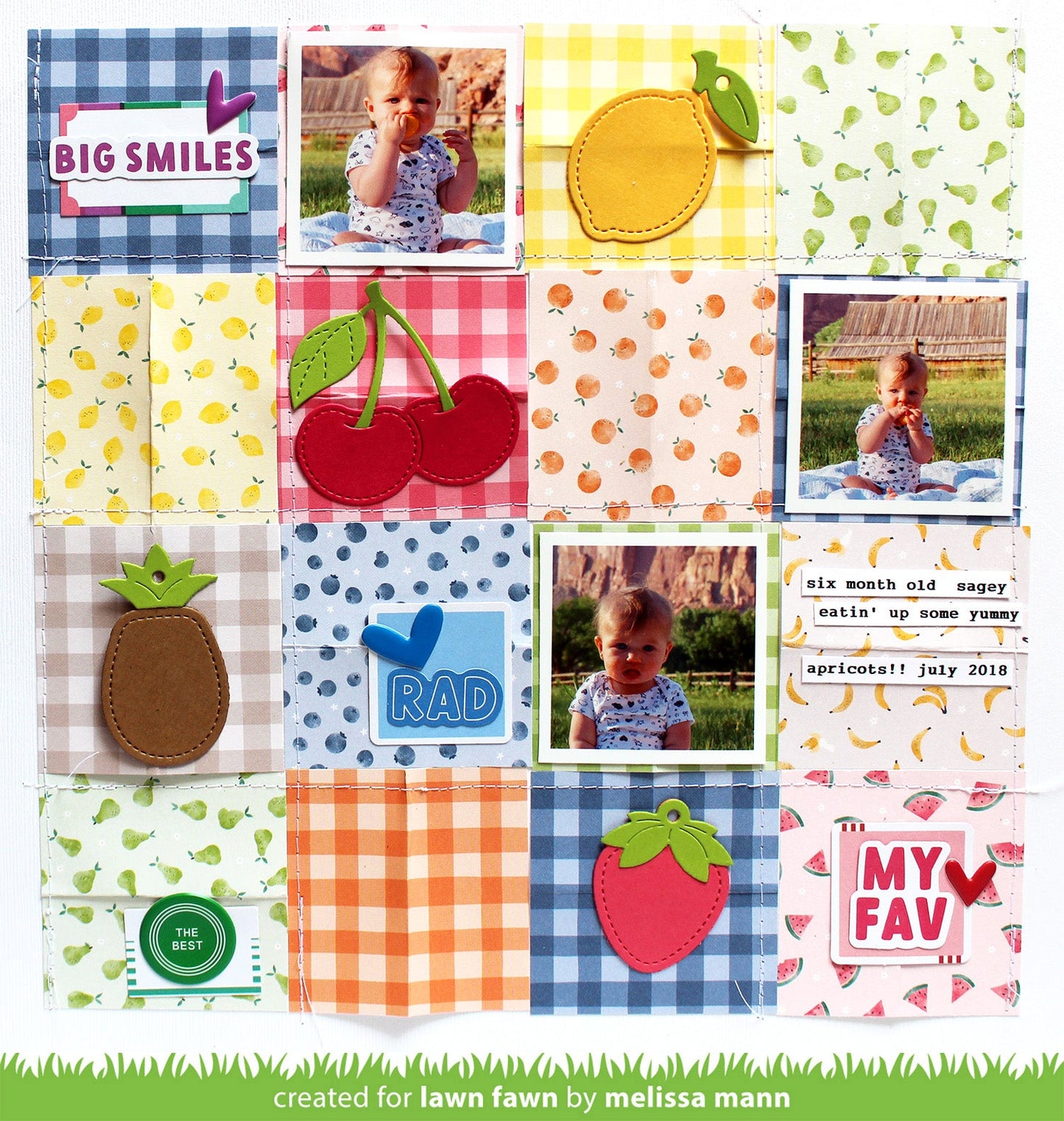 Lawn Fawn - Fruit Tiny Tags