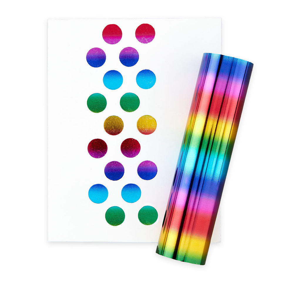 Spellbinders - Glimmer Hot Foil Mini Rainbow Stripe