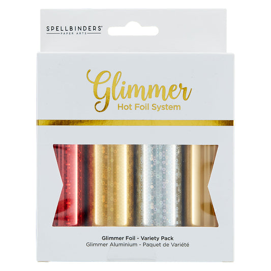 Spellbinders - Glimmer Hot Foil Christmas Sparkle Variety Pack (4 rolls)