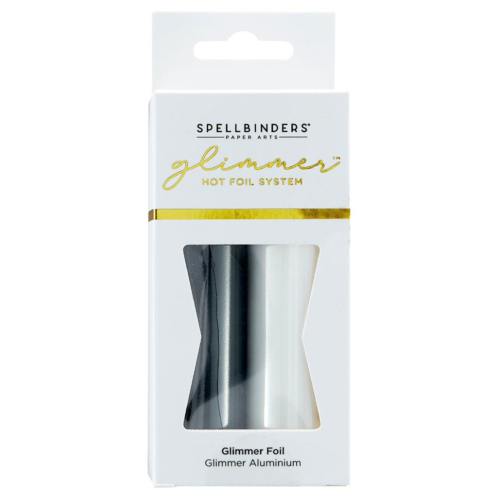Spellbinders - Glimmer Hot Foil Opaque Black & White Pack (2 rolls)
