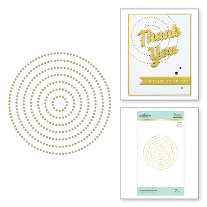 Spellbinders - Essential Glimmer Circles Hot Foil Plates