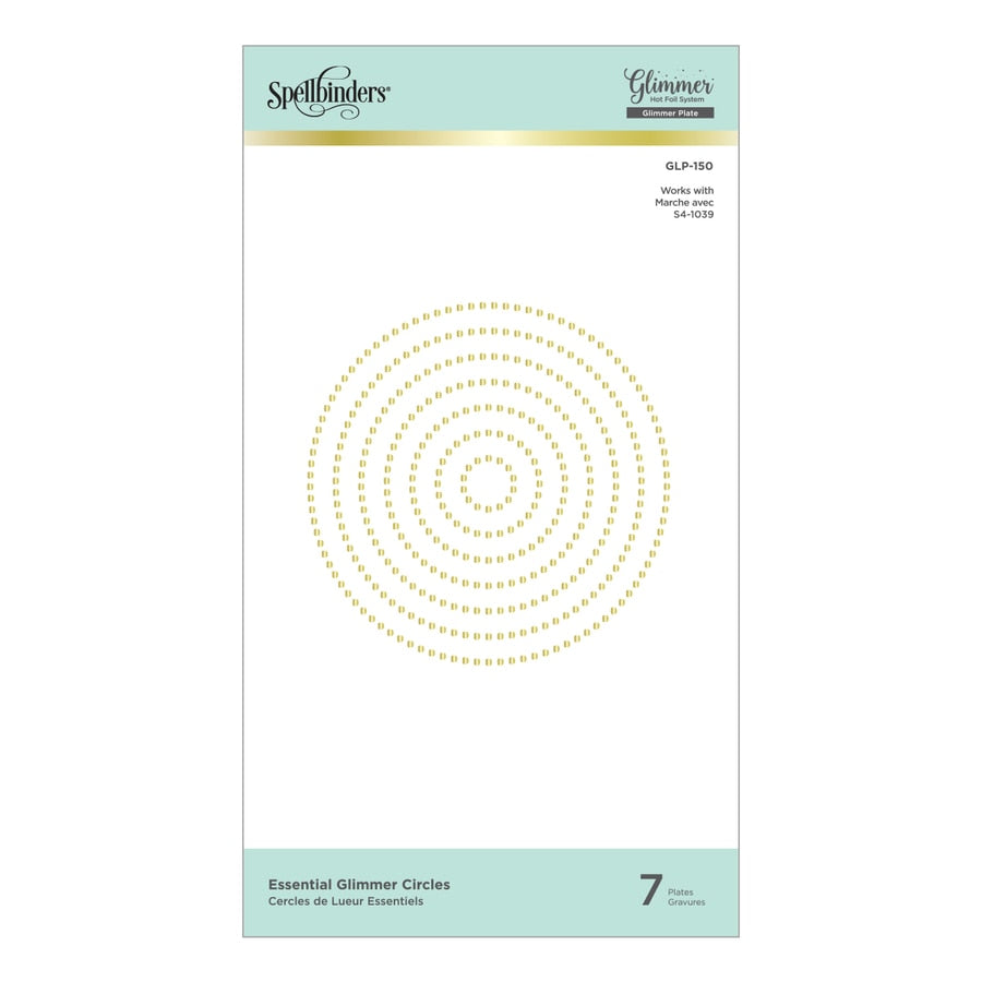 Spellbinders - Essential Glimmer Circles Hot Foil Plates
