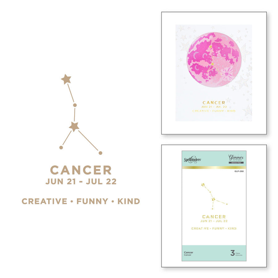 Spellbinders - Cancer Glimmer Hot Foil Plate