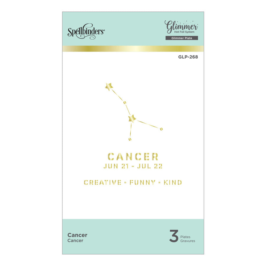 Spellbinders - Cancer Glimmer Hot Foil Plate