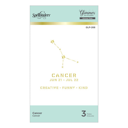 Spellbinders - Cancer Glimmer Hot Foil Plate
