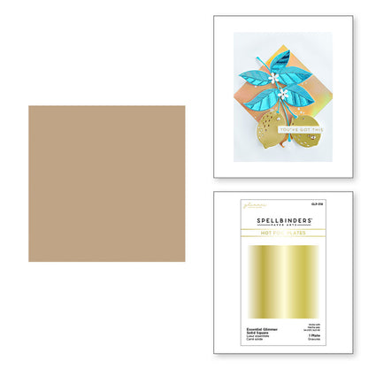 Spellbinders - Essential Glimmer Solid Square Glimmer Hot Foil Plate
