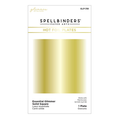 Spellbinders - Essential Glimmer Solid Square Glimmer Hot Foil Plate