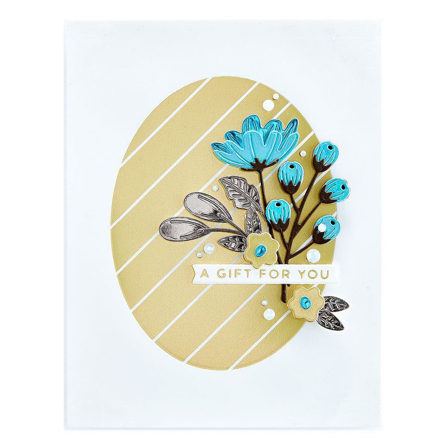 Spellbinders - Essential Glimmer Solid Oval Glimmer Hot Foil Plate
