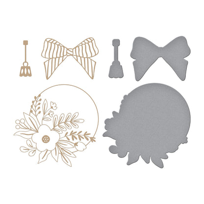 Spellbinders - Blooming Ornament Glimmer Hot Foil Plate & Die Set