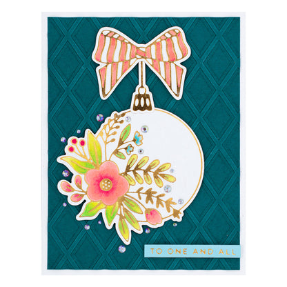 Spellbinders - Blooming Ornament Glimmer Hot Foil Plate & Die Set