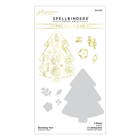 Spellbinders - Blooming Tree Glimmer Hot Foil Plate & Die Set