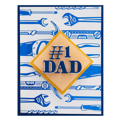Spellbinders - Nailed It! Glimmer Hot Foil Plate