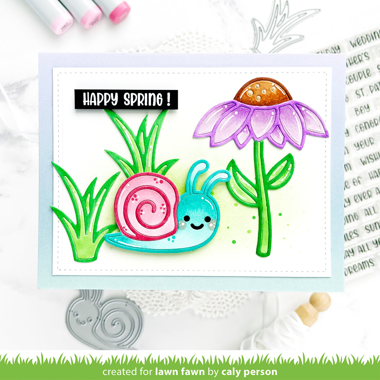 Lawn Fawn - Garden Snail
