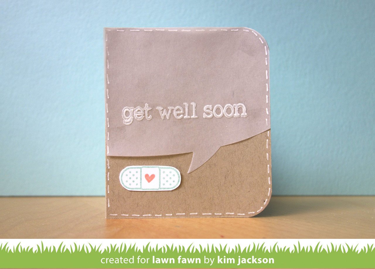 Lawn Fawn - Get Well Soon