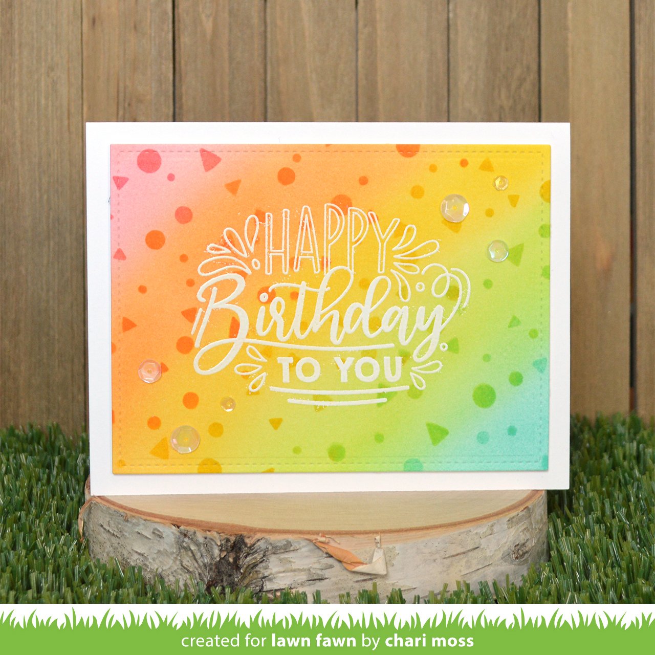 Lawn Fawn - Giant Birthday Messages