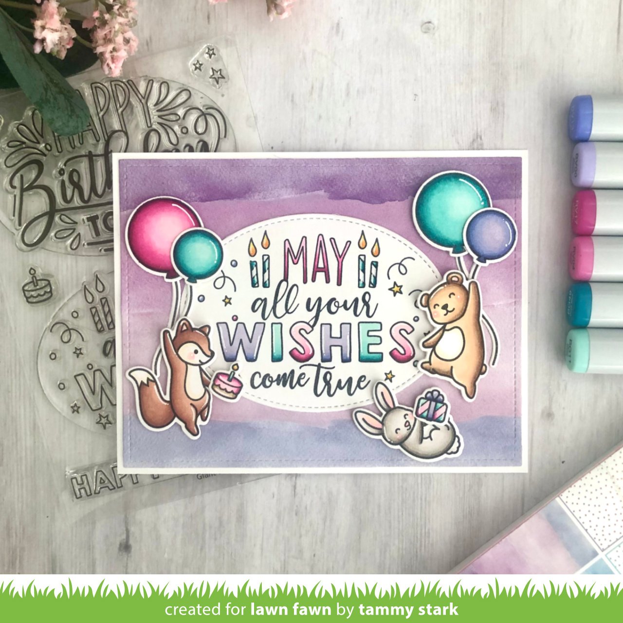 Lawn Fawn - Giant Birthday Messages