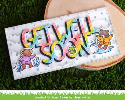 Lawn Fawn - Rainy Sky Stencil