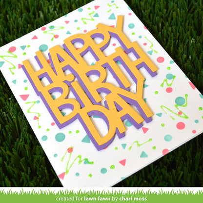Lawn Fawn - Giant Happy Birthday