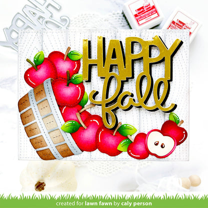 Lawn Fawn - Build-A-Barrel: Apple