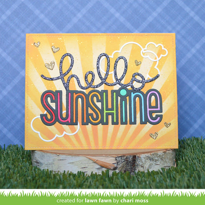 Lawn Fawn - Giant Hello Sunshine
