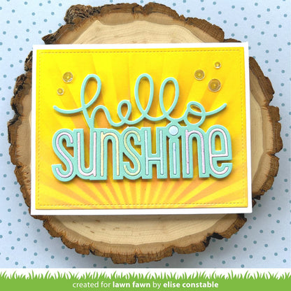 Lawn Fawn - Giant Hello Sunshine
