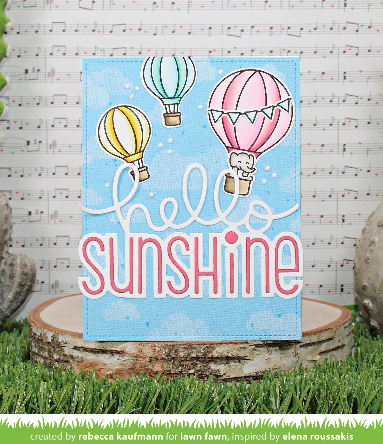 Lawn Fawn - Giant Hello Sunshine