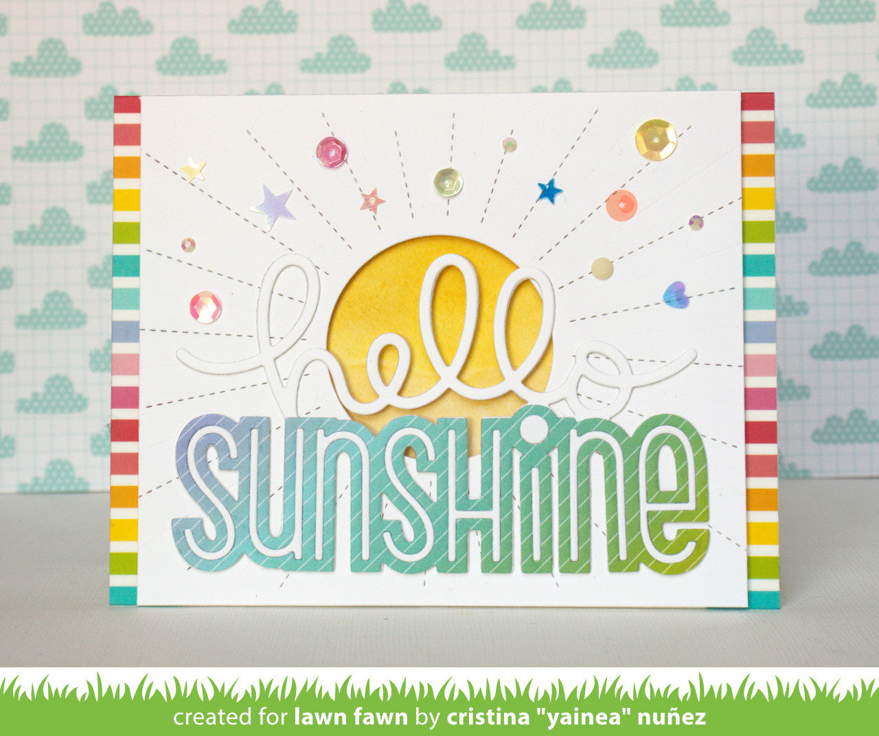 Lawn Fawn - Giant Hello Sunshine