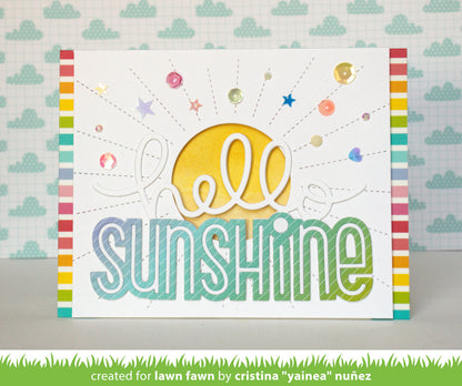Lawn Fawn - Giant Hello Sunshine