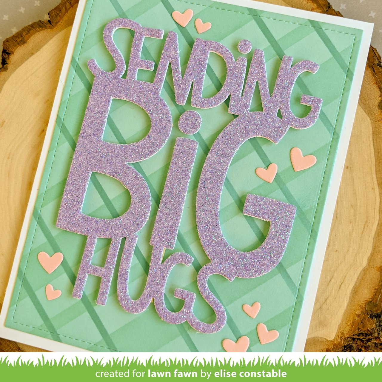 Lawn Fawn - Plaid Stencils (2pcs)