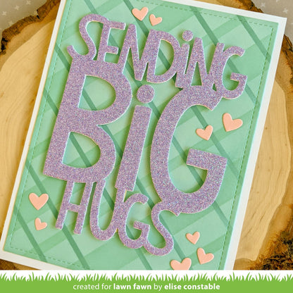 Lawn Fawn - Plaid Stencils (2pcs)