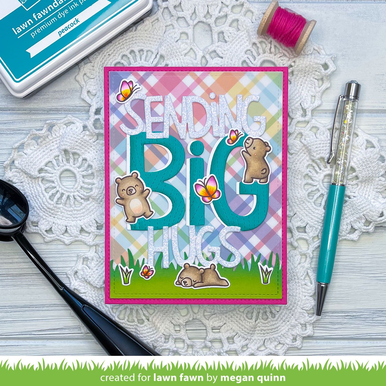 Lawn Fawn - Giant Sending Big Hugs