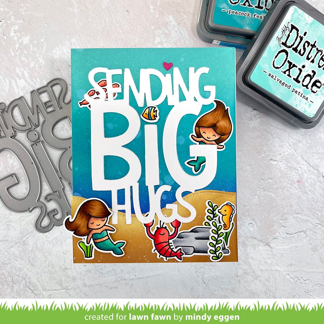 Lawn Fawn - Giant Sending Big Hugs