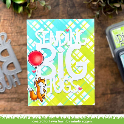 Lawn Fawn - Plaid Stencils (2pcs)