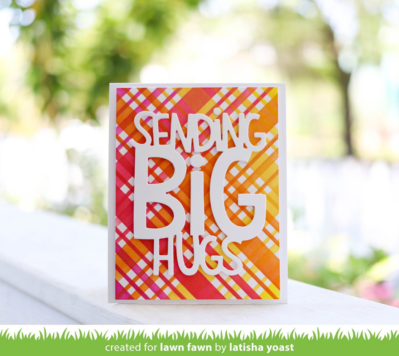 Lawn Fawn - Plaid Stencils (2pcs)