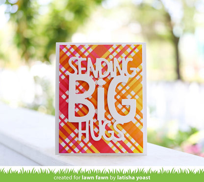 Lawn Fawn - Plaid Stencils (2pcs)