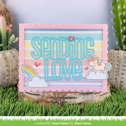 Lawn Fawn - Giant Sending Love