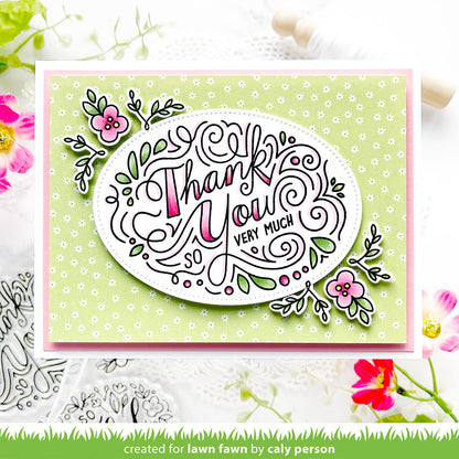 Lawn Fawn - Giant Thank You Messages