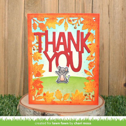 Lawn Fawn - Fall Leaves Backdrop